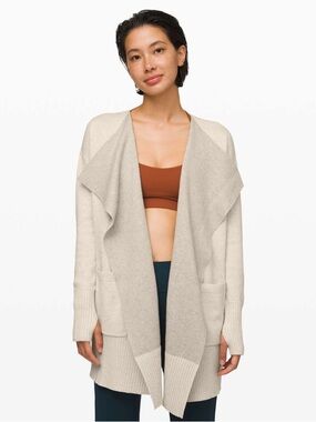 Lululemon Still Lotus Wrap Sweater *Reversible